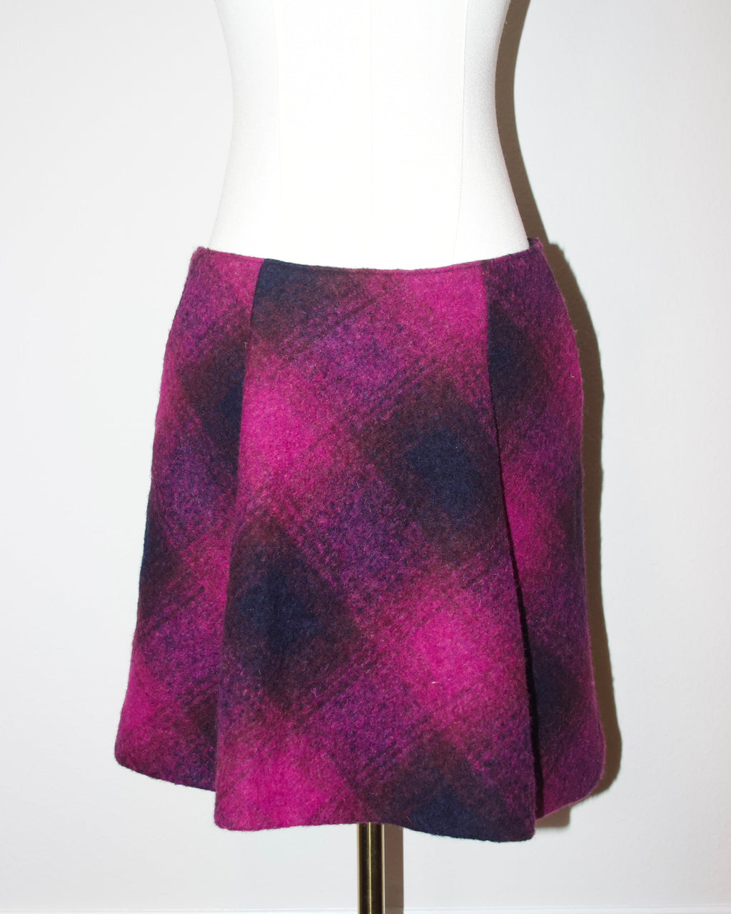 Y2K Miss Sixty Wool Mini Skirt (M/L)