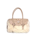 Suede Rabbit Fur Bag