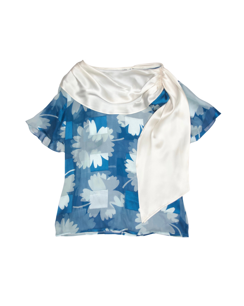 90s Valentino Silk Floral Skirt Set