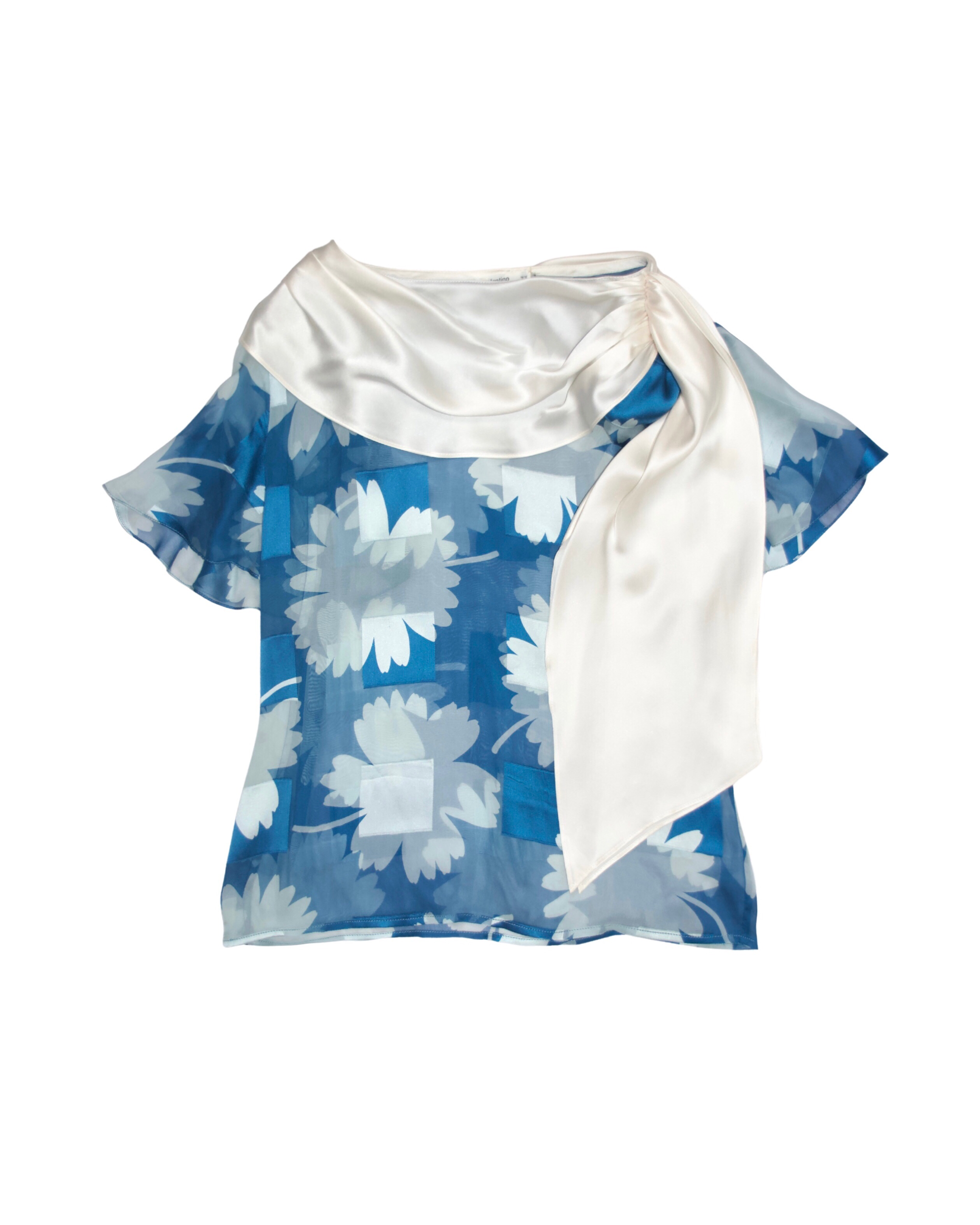 90s Valentino Silk Floral Skirt Set