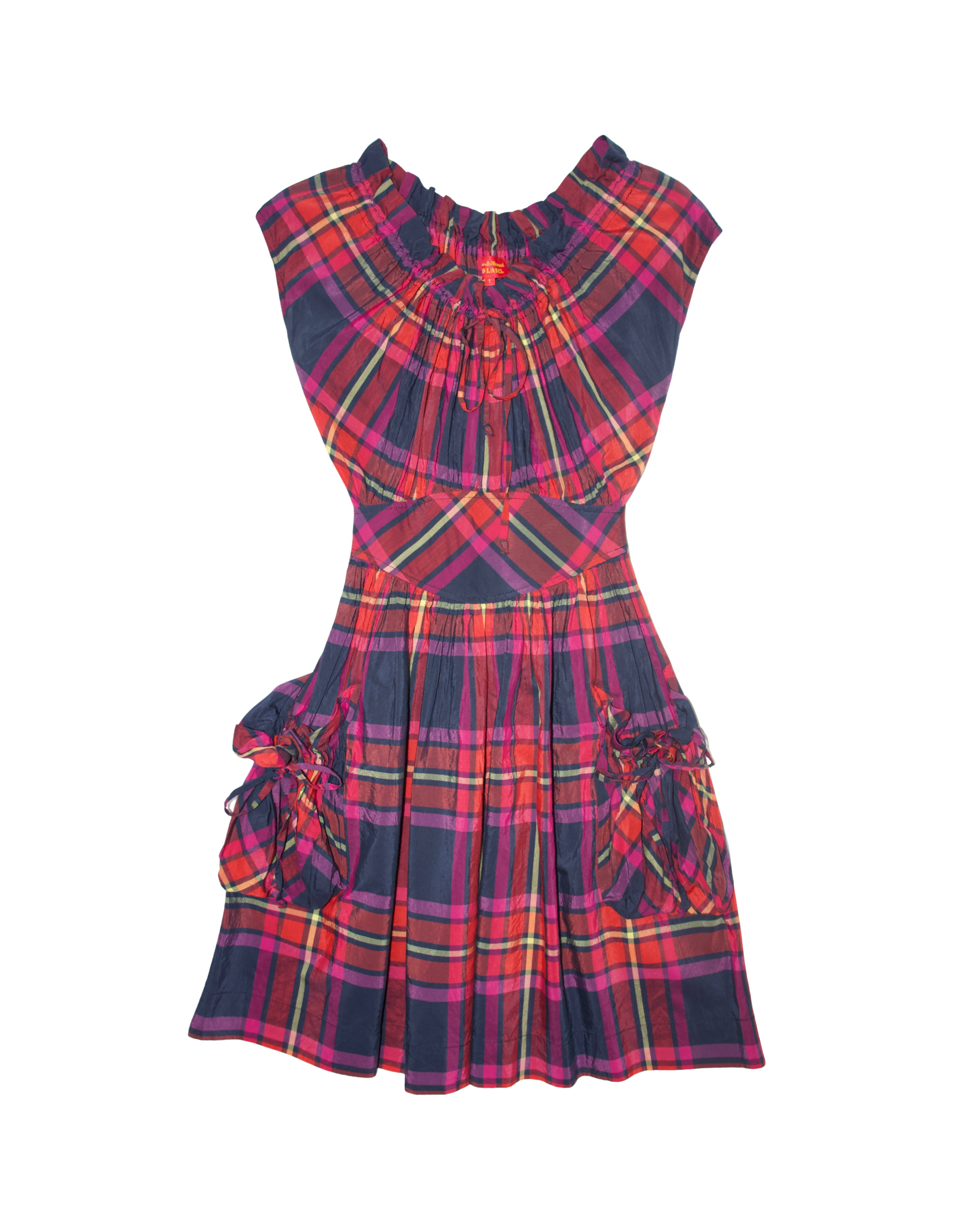 00s Vivienne Westwood Plaid Mini Dress